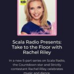 Rachel Riley Instagram – I’m back on @scalaradiouk tonight from 6pm with the second of our five part series ‘Take to the Floor’ exploring all things dance music related… and tonight it’s ‘World’ Dance! With something for everyone from Morris Dancing to Bhangra, all under Scala’s signature classical music for modern life style – join me tonight until 8pm or catch up on last week’s show – all online! 🎙️💃🕺🌎 

#radio #classicalmusic #dance #scalaradio