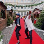 Rachel Skarsten Instagram - I had the absolute pleasure of reuniting with my darling Reign costar @littlespoonman in beautiful Belgium to make ‘The Royal Nanny’, premiering this Saturday, November 12th 8/7c on @hallmarkchannel. The added bonus for me was the truly LOVELY cast, crew & director who made this experience tops. Here are some behind the scenes snaps of all the fun that was had, and I hope you love the film as much as I did ❤️