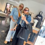 Rachel Stevens Instagram - Fun shopping day in LA with my girl @malincolemanmakeup 🫶🏻