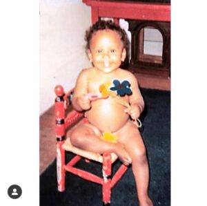 Rachel True Instagram - 🌞 New year, Same as it ever was me apparently... 👶🏽 #tb w/ a Sunday nude to gently break my ig posting break 🥳
💜 
thank you all so much for the True Heart Tarot book 📚 love ❤️ -link in my bio - it is really gratifying to know that some of you are discovering & enjoying my offering 💜 there’s also 22 memoir-y essays if #tarot nacho bag.. although it is a spectacular tool for self discovery & developing your intuition 
💜
Speaking of this journey of discovery I have no clue who Mona chose, or do I?  Ask Netflix 🤔😂
💜
hope you’re all hanging in there… Let’s keep our eyes open, Mask & seatbelts on...never know what’s coming next 🌞
#racheltrue #authorsofinstagram #artistsoninstagram