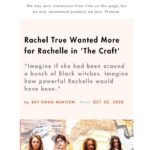 Rachel True Instagram – ๐ฆWhen I was cast as Rochelle in the Craft I was a little on the fence about the racism storyline -especially as the character had originally been white & bulimicโฆ๐ฆ
๐ฅ๐๐ฅsuppose I was worried the audience world think my blackness was โmy problemโ..rather than โracism is the problemโ๐ฅ๐๐ฅ
๐ฅunfortunately I see that storyline was as relevant then as it is now in 2020๐ฅ
๐ฆ It also made Rochelle an individual & a fully realized 3D character w/ her own agenda & storyline, not just a cog or appendage placed to further another (white) characters story line.
๐so hereโs to Rochelle๐
๐๐ฆ๐๐๐๐ฆ
Thank you @cosmopolitan & @radsadblackbry for the interview๐๐๐
Iโll be on @instylemagazine ig live at noon today w/ @kaylaagreaves talking about my new book ๐get yo questions ready ๐ฆ
Link in bio for true heart Intuitive Tarot from @hmhbooks ๐ฆ
#racheltrue #happyhalloween #thecraft #thecraftmovie