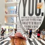 Rachel True Instagram – Hanging @moca thinking of you 💜
Museums often feel like fever daydreams
 to me … 💜 🖼 
Went to see the Méret Oppenheim cup & saucer that always fascinated me as a lil NYC kid but naturally it wasn’t on display that day🫠
The Barbara Kruger exhibit is 🔥 
#racheltrue #moca #barbarakruger