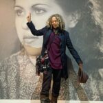 Rachel True Instagram – 🦋🎶 When I was around 9 or 10 the 1st albums I took from my dad were Cream- Wheels Of Fire, probably because the shiny cover & 💜The Beatles💜 Magical Mystery Tour which I fully adored 🥰 
My dad said that was just fine as he couldn’t listen to them any more because of the naïveté- his own lost I imagined 🦋
💥Time traveler soft shoe
#racheltrue #liverpool #liverpoolbeatlesmuseum