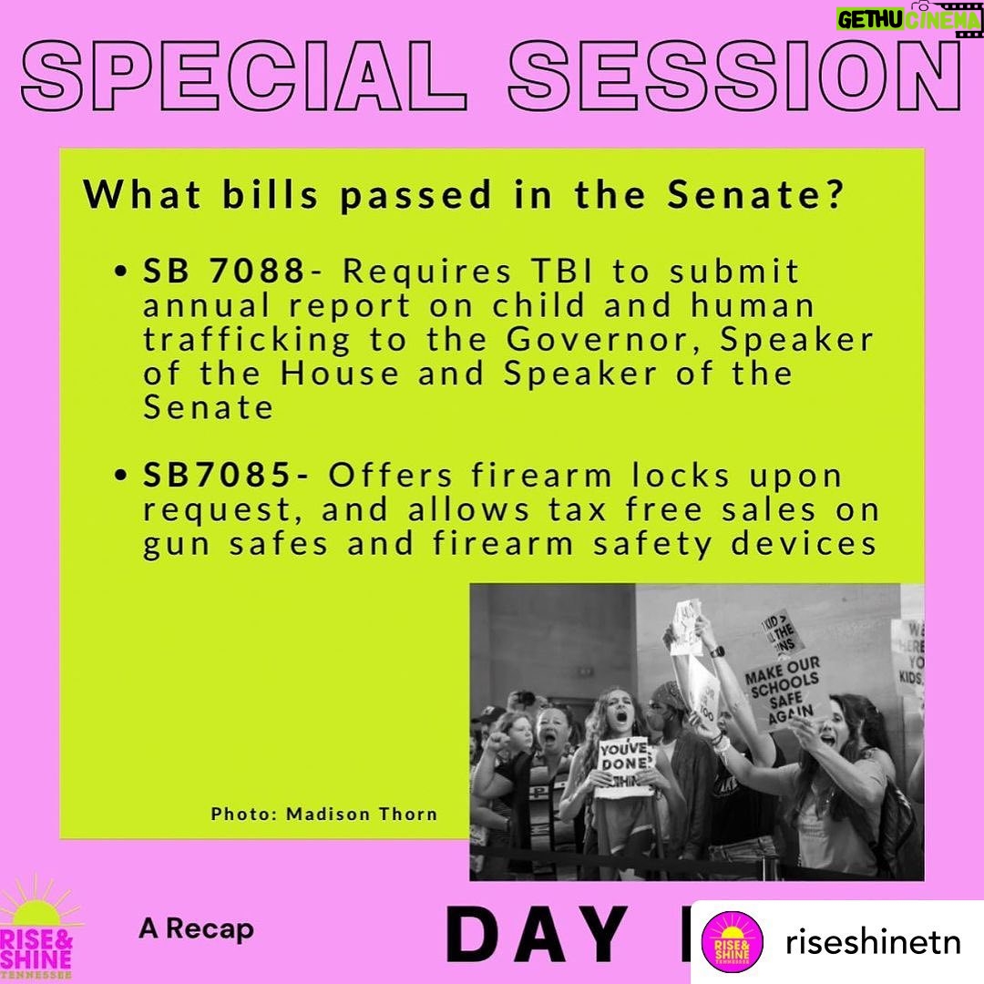 Rachelle Lefevre Instagram - Posted @withregram • @riseshinetn Day 4 is behind us and it looks like we have at least one or more days ahead. For now, we rest, reflect and regroup for next week. 📸: @mthornphoto #RiseandShineTN #UnifiedTN #tnspecialsession #tnleg