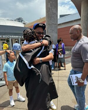 Racquel Palmer Instagram - I’m going to continue to make yall proud of me in this next chapter…#fantasticfive #morethanthat #newark #brickcity #jersey #siblings