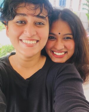 Radhika Radhakrishnan Instagram - Rachel…
Thank you for having trust in me @anandhini._bala , thank you for helping me throughout the fantastic journey of our movie. Cant wait to show the world what we have created ♥️