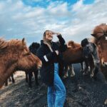 Ragga Ragnars Instagram - Just a whole bunch of horse content and trying to keep my hair out of my face in the beautiful March weather we are having here in Iceland. 🐎 #windy #iceland #horses #icelandichorse