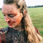 Ragga Ragnars Instagram - Missing my ‘Gunnhild hair’ 🤍 #vikings #hair #gunnhild