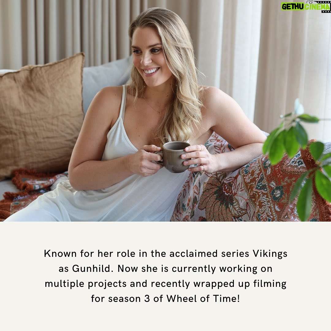 Ragga Ragnars Instagram - Meet Ragga Ragnars, Actress & Designer from Reykjavik, Iceland 🤍 From a two-time Olympic swimmer (2004 & 2008) to actor and designer, Ragga has always been one to push boundaries. Her path is defined by determination, discipline, competitive spirit, and following her heart. Known for her role in the acclaimed series Vikings as Gunhild, she is currently working on multiple projects and recently wrapped up filming for season 3 of Wheel of Time! Beyond her busy schedule, Ragga recognizes the true importance of self-care. Each day, she takes time for herself to move her body, nourish it well, and go for a good swim, making her feel her best self. We can't wait to see what more exciting projects Ragga will work on. Follow her @raggaragnars