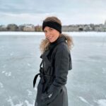Ragga Ragnars Instagram – Tjörnin ❄️ the pond in Reykjavik is frozen and I love it! Wearing a gift from @bodaskins #reykjavik #iceland #winter