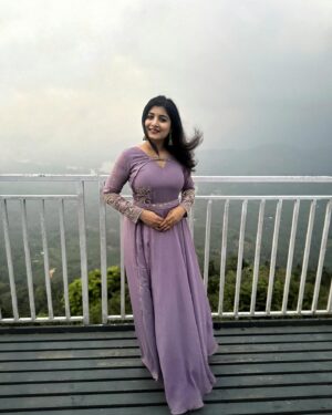 Raksha Raj Instagram - Didn’t find my lavender, so I became one.🪻
.
👗 : @fiorello____