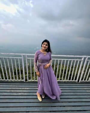 Raksha Raj Instagram - Didn’t find my lavender, so I became one.🪻
.
👗 : @fiorello____