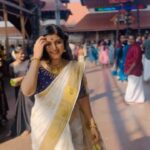 Raksha Raj Instagram – ❤️🐚🪷🪈
.

Blouse : @evanshi_designs 
.
.
.
#guruvayur #temple #traditional #reels #reelsinstagram #trendingreels