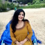 Raksha Raj Instagram – 🐚🌊🧡
.
👗 : @kiyaraboutique_