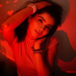 Ranjitha Menon Instagram - Crimson Reverie! #scarlet #crimson #shadows #warmhue #passion #tranquility #raw Shot by @arunchandu