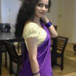Ranjitha Menon Instagram - Some feelings are the best when left a blur! #purple # blurred #natural #plain #homely #davani #mobilephotography