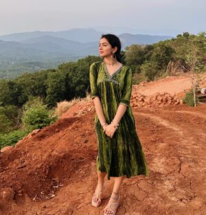 Ranjitha Menon Instagram - In the quiet embrace of dusk, when  the last light kisses the red soil, lies the essence of being one with nature..!