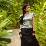Ranjitha Menon Instagram - Loved this song as it transcends time and genre, touching the soul with its raw honesty and simplicity. Hence this reel! 📷 @shanto_photography_ #chithha #tamilsong #reel #homely #nostalgic