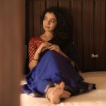 Ranjitha Menon Instagram - Letting my emotions paint a picture in shades of blue! #shades #blue #explore #loveyourself #instagood #threads Clicked by @shanto_photography_