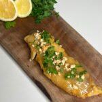 Raquel Meroño Instagram - RICO & FÁCIL PESCADO AL LIMÓN @dani_meroo Merluza Salsa de soja Huevo 1 Cucharada de Maicena SALSA: 50ml zumo de limón 300ml de caldo de verduras 1,5 cucharadas de maicena 2 cucharadas de azúcar Perejil Frutos secos
