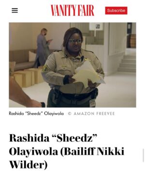 Rashida Olayiwola Instagram - #ThankYou @vanityfair and @karajwarner for the feature in the 1 year Anniversary of #JuryDuty as one to watch. I am extremely excited for my extremely bright future; and genuinely rooting for the futures of ALL involved in this life shifting show. 

s/o to god for always being in the details. #NeverFolded on me cause you Never Fold on me. Funny when others begin to see and know what I’ve ALWAYS seen, believed and known to be. And so it is so♥️✌🏾💫🚀

📸: @kevinscanlon #VanityFair