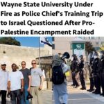 Rashida Tlaib Instagram - Wayne State University is at the center of controversy following a police crackdown on a peaceful protest on campus, reigniting scrutiny over a 2019 training trip to Israel by the university’s police chief. On May 30, Wayne State police officers dismantled a protest organized by Students for Justice in Palestine, leading to several arrests and allegations of excessive force. Congresswoman Rashida Tlaib issued a statement condemning the police action, claiming it was a blatant attempt to suppress free speech. She highlighted an incident where a young woman’s hijab was forcibly removed, calling it a violation of religious freedom. The incident has drawn renewed attention to Wayne State Chief of Police Anthony Holt’s 2019 trip to Israel, where he received training in situational awareness and counterterrorism from Israeli security Funded by the Israel Ministry of Diaspora Affairs, the training covered a wide range of topics, including terrorism threats and security strategies. Critics argue that the aggressive tactics used by Wayne State police during the recent protest reflect the militarized strategies learned during Holt’s trip. “This violent and unnecessary raid targeting Palestinian solidarity under false pretenses is hardly surprising,” said Tlaib, linking the incident to Holt’s past training. Wayne State University President Dr. Kimberly Andrews Espy acknowledged the protest and stated that public safety officers were present to ensure it remained peaceful and non-disruptive to campus operations. This comes after Wayne State University faculty and staff are calling for President Kimberly Espy’s resignation after police, authorized by Espy, used force to clear a student protest encampment According to Metro Times. (Photo from Anthony Holt's 2019 Israel visit, with Holt standing on the far left)