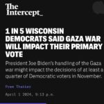 Rashida Tlaib Instagram - NEW poll—Nearly 25% of Wisconsin Democrats say President Biden’s @potus handling of the war on Gaza could impact their vote in November if he doesn’t change course. 71% say they strongly support an immediate & permanent ceasefire. Biden won Wisconsin by 0.63% in 2020. The @joebiden campaign would rather lose to an indicted criminal, twice impeached candidate than say no to genocide.