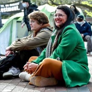 Rashida Tlaib Instagram - I am standing in solidarity with the brave University of Michigan @uofmichigan students who have been in the diag for 5 days peacefully protesting the university's complicity to the genocide in Gaza. 

Their bravery and courage to stand up for what they believe is right is inspiring. I am so proud of their willingness to fight for justice. 

Contrary to mainstream media, these students have been peaceful; sharing stories of resilience, participating in art builds, and sharing faith from shabbat to jumaa prayers. This is what solidarity looks like! 

📸 @adjadewey   @yelkharssa   me
