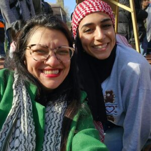 Rashida Tlaib Instagram - I am standing in solidarity with the brave University of Michigan @uofmichigan students who have been in the diag for 5 days peacefully protesting the university's complicity to the genocide in Gaza. 

Their bravery and courage to stand up for what they believe is right is inspiring. I am so proud of their willingness to fight for justice. 

Contrary to mainstream media, these students have been peaceful; sharing stories of resilience, participating in art builds, and sharing faith from shabbat to jumaa prayers. This is what solidarity looks like! 

📸 @adjadewey   @yelkharssa   me