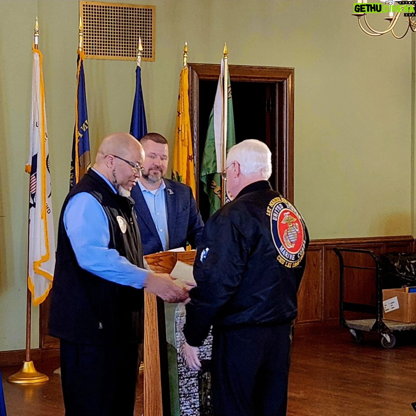 Rashida Tlaib Instagram - The Michigan Veterans Affairs Agency's pinning ceremony under the leadership of my friend and veteran Brian Love was so special for our Vietnam War Veterans. Our veterans at the Vietnam Veterans of America Chapter 9 haven't stopped giving back to our communities. They have been in the frontline helping our homeless neighbors and uplifting families of veterans for decades now. I was so happy to have been able to join them at today's pinning ceremony to honor everyone who served. P.S. I got to assist in our local new station. :)