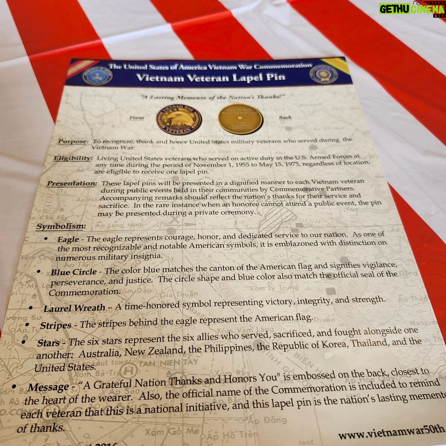 Rashida Tlaib Instagram - The Michigan Veterans Affairs Agency's pinning ceremony under the leadership of my friend and veteran Brian Love was so special for our Vietnam War Veterans. Our veterans at the Vietnam Veterans of America Chapter 9 haven't stopped giving back to our communities. They have been in the frontline helping our homeless neighbors and uplifting families of veterans for decades now. I was so happy to have been able to join them at today's pinning ceremony to honor everyone who served. P.S. I got to assist in our local new station. :)