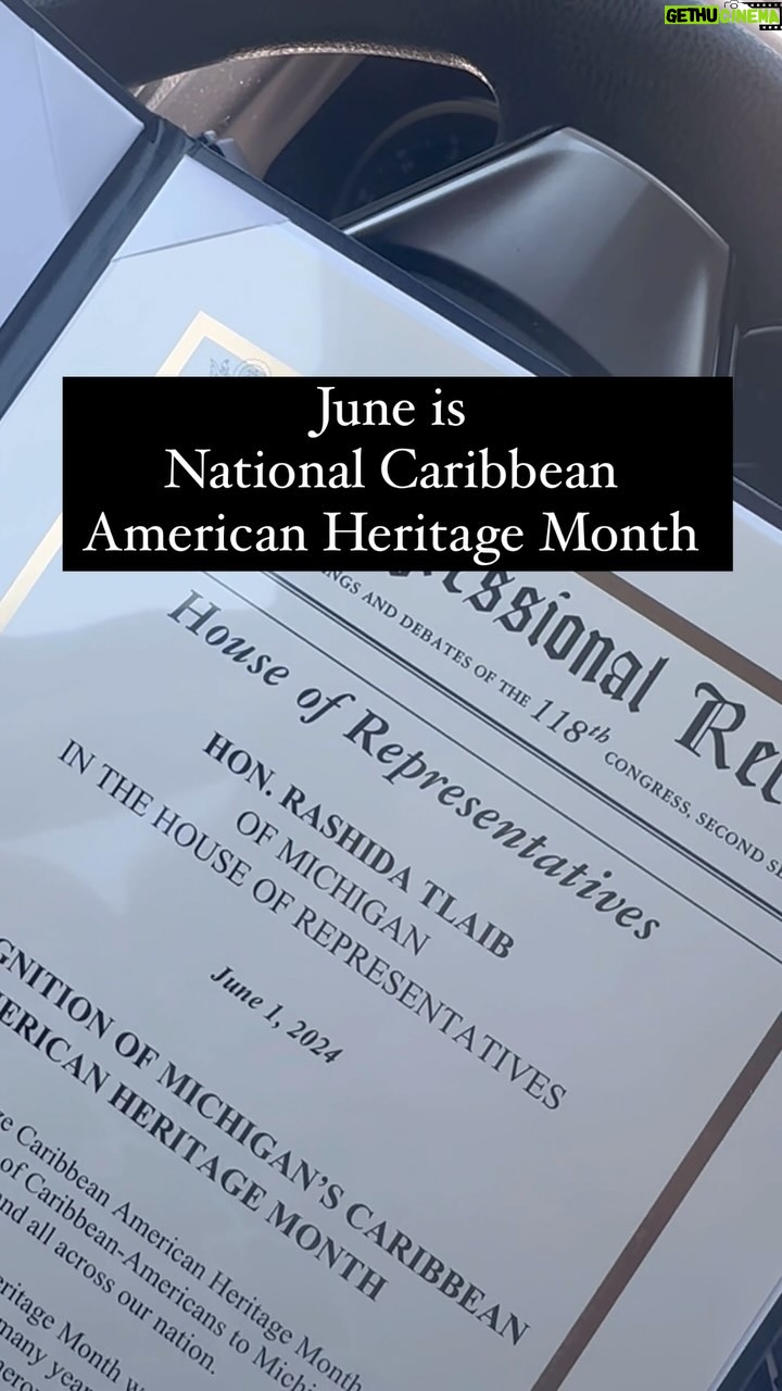 Rashida Tlaib Instagram - June is National Caribbean American Heritage Month GET READY!!! 2024 “National Caribbean American Heritage Month” “Caribbean in the D Love Fete” Date: Fri, Jun 14, 10 PM Tickets: $10 Free hors d’oeuvres curated by Chef Jen with Irie Bites Location: Kola Restaurant & Ultra Lounge Ticket link below ⬇️⬇️⬇️⬇️⬇️⬇️ https://www.eventbrite.com/e/caribbean-american-heritage-month-tickets-876946880727 Saturday June 15, 4PM Irwin House Gallery Detroit MI #afrocaribbean #caribbeanamerican #caribbeanmusic #caribbeanfood #metrodetroit #food #music #fun