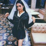 Rashmeet Kaur Sethi Instagram - Channeling my inner Wednesday i guess 😅😈 These pictures were clicked in January at a bridal shower and yes that’s a freaking veil 🥺🥺🤩❤️