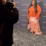 Raven Goodwin Instagram - Thank you @owntv and @essence for having me 💜💫 #timeofessence Blouse & clutch @anthropologie Skirt @curverra Shoe @vincecamuto Hair @braidsbyyahni Make up @jlamarbeauty