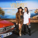 Rawell Saiidii Instagram - #projection @netflixfr 🎬🍿 - voleuses le film disponible mercredi 1 novembre sur vos écrans 📺 Look & Stylisme ; @monaparisofficiel ✨🐆 @adamona.paris 👗 #film #netflix #voleuseslefilm ✨