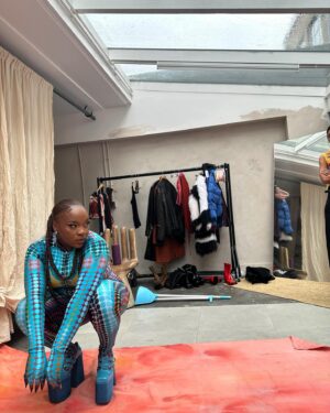 Ray BLK Instagram - YEWNIQUE 🗣️ Some BTS from my @wonderland magazine shoot. Apparently I have to post more so here y’all go chile 🤎
