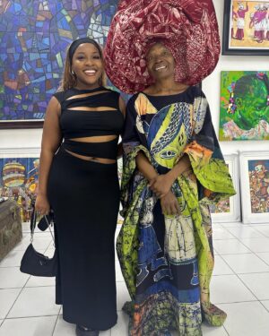 Ray BLK Instagram - My last day in Lagos and I was shown around @nikeartgallery by the Queen herself. There’s so much talent in my hometown, I’m leaving feeling full & inspired 🖼️🤎
