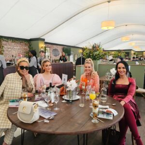 Rebecca Ferguson Instagram - A last minute decision turned out to be the most beautiful day! Thank you @thejockeyclub #ladiesday

Also @hollandcooperclothing @jadehollandcooper forever my favourite brand to wear ❤️

Also thank you to all of the lovely staff at Aintree race course who treated us so well!

Not forgetting  @hiltonhotelliverpool
For allowing my baby to run around like mad, he loved it! 😍