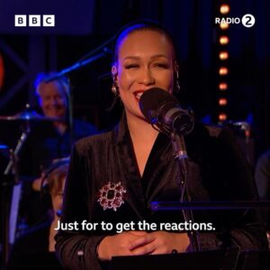Rebecca Ferguson Instagram - It was an absolute pleasure to have @rebeccaferguson__ with us in the Piano Room this morning! She blew us away with her amazing set and spoke to Ken about juggling being a performer and a mum! 🧡

Head to BBC Sounds and BBC iPlayer to listen and watch her music delights including a spine-tingling cover of @sam_fender’s Seventeen Going Under 😍 #R2PianoRoomMonth