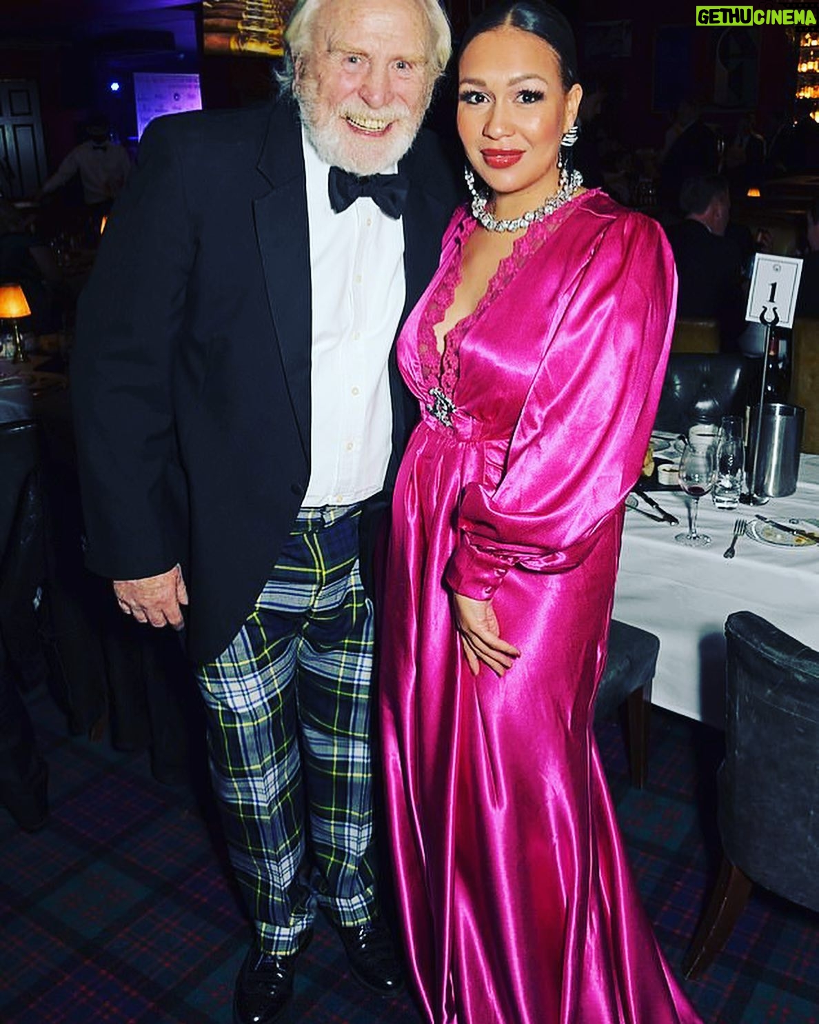 Rebecca Ferguson - 1.5K Likes - Great night at @boisdale_restaurants for the Cigar Awards.
#Dress @virgoslounge