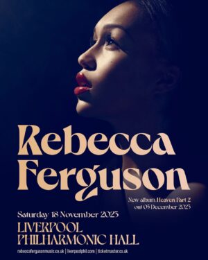 Rebecca Ferguson Instagram - My New Album Heaven Part II will be out 05 December.

I’ll be performing my new music in my hometown where it all began…

I hope to see you all there ❤️