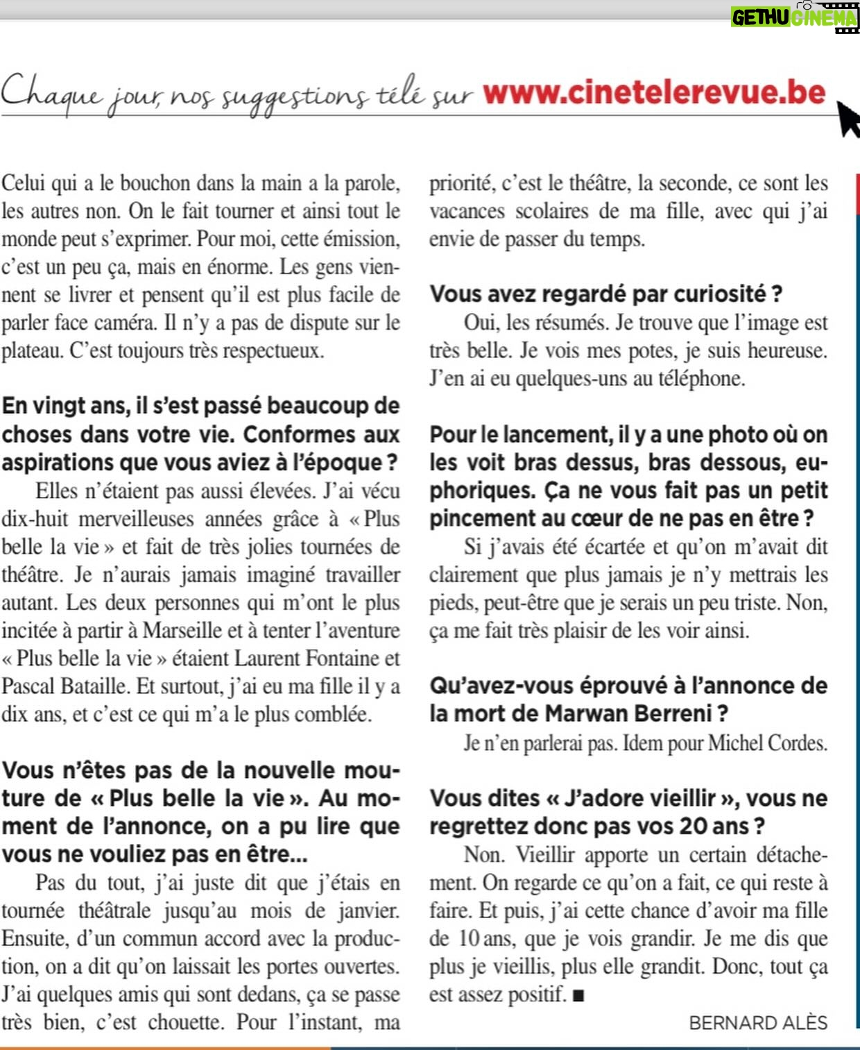 Rebecca Hampton - 822 Likes - Merci Ć Bernard Ales pour cet article dans @cinetelerevue
#article #presse #intervew #pblv #yaq #partage