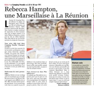 Rebecca Hampton Instagram - Je rêve de mon retour prochain à Marseille!
#article #presse #mafille #été #bonheur