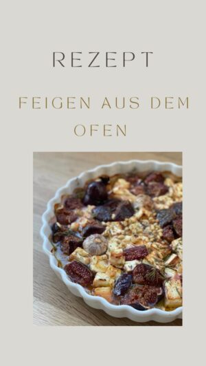 Rebecca Lina Instagram - Feigenliebe
_________________
Feigen 
Schafkäse 
Olivenöl 
Gewürze 
Knoblauch 
Zwiebel 
Thymian und Rosmarin 
Pinienkerne 
Alles in den Ofen bis es schön braun ist 
Dann m Besten direkt auf der Schüssel mit Brot genießen.

Lecker