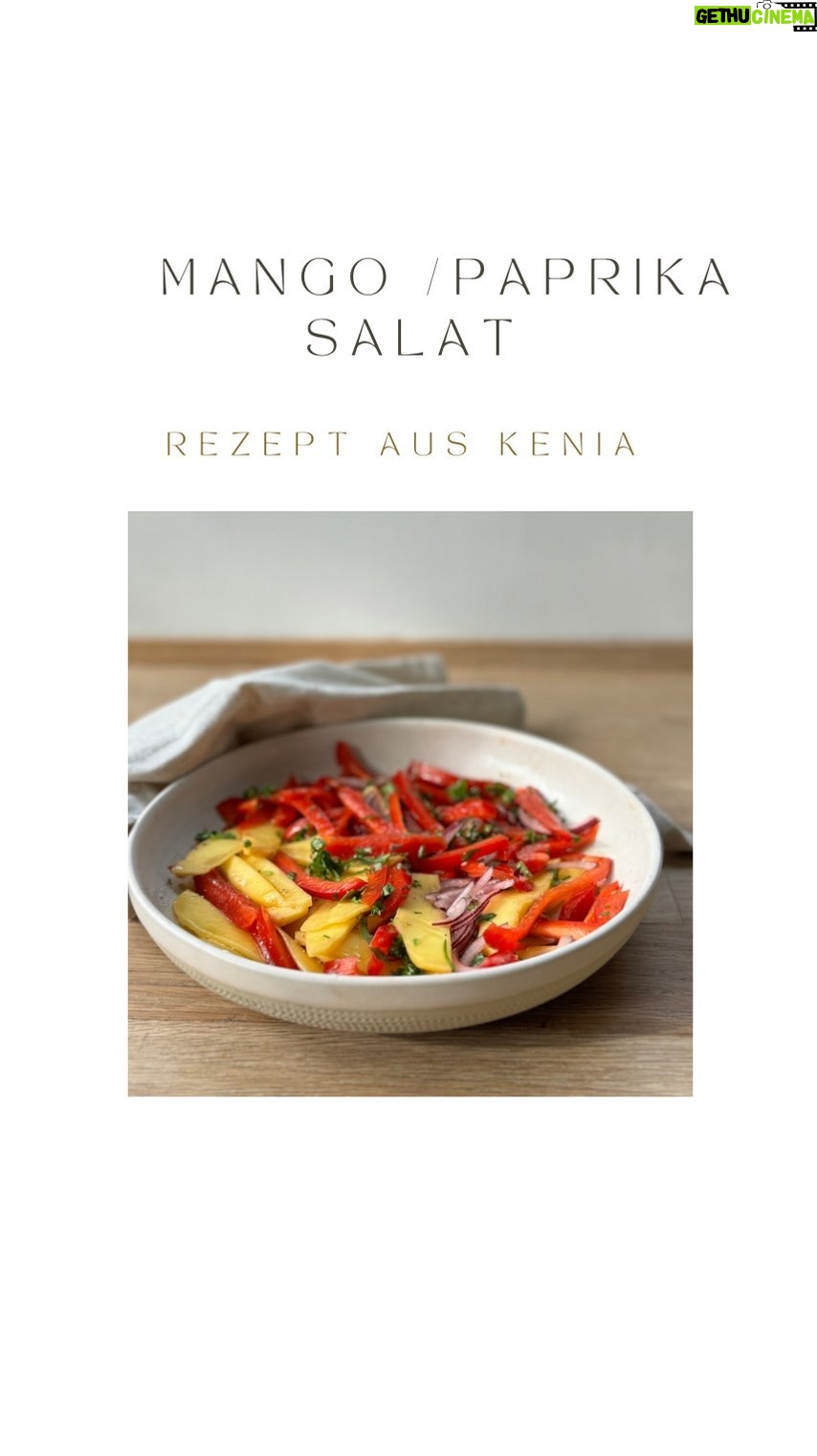 Rebecca Lina - 827 Likes - Diesen Salat liebe ich!
Das Rezept habe ich von unserem grandiosen Koch Domique aus Kilifi in Kenia!
Probiert es unbedingt aus !!!!