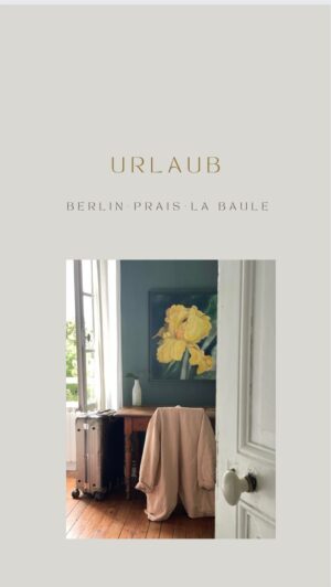 Rebecca Lina Instagram - Eine Woche Urlaub in Frankreich - wir alle zusammen! 
Aneinanderreihung von 
schönen Bildern
Erlebnissen 
Begegnungen 
Momente für die gedankliche Erinnerungskiste, die Kinder und ich hatten soo lustige Momente- in denen das ganze Haus voller lachen war. 
Guten Zutaten vom Markt für ein Essen das nährend ist. 
——————
Die Bretagne war total schön, sie hat uns mit all ihrer Wärme, Kälte und stürmischer Aggressivität und liebevollen Umarmung begrüßt auf allen Ebenen. 
_________________

Möchtet ihr, das ich unser Airbnb teile ? Es ist eine schöne alte Villa 3 Minuten vom Strand entfernt. Sie gehört Freunden von uns und den Charme der Vergänglichkeit und sie erzählt viele Geschichten. Das Herzstück ist die wunderbare Erika, die mit ihrem großen Herzen alles so liebevoll willkommen heißt. 
Es ist kein Haus, dass man als Familien alleine mieten kann- also es sind immer auch andere Menschen um euch herum, für uns war es eine schöne Erfahrung, da wir mit der Familie auch befreundet sind und somit viele Zimmer von Menschen genutzt wurden, die wir kennen. Am Ende des Tages mag ich lieber Urlaube in denen wir als Familie alleine sind.