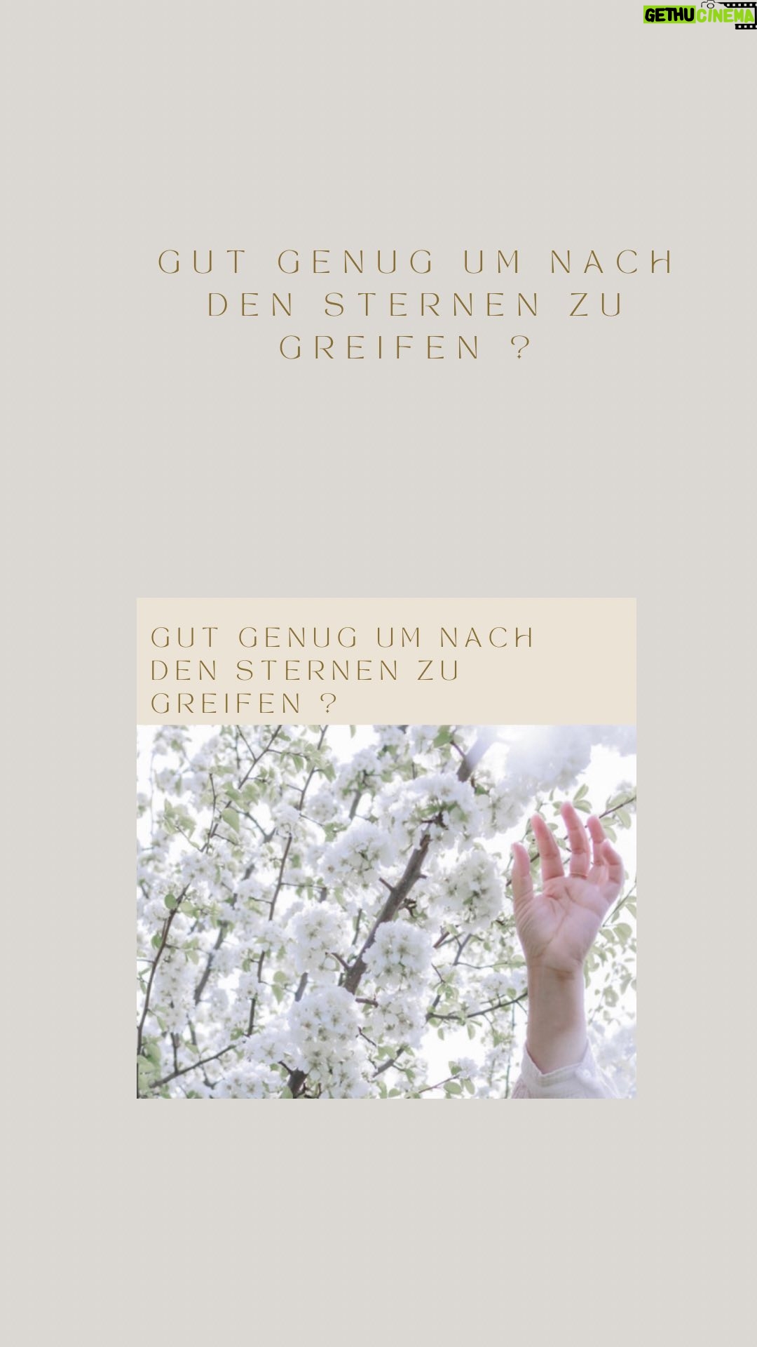Rebecca Lina - 585 Likes - Das ist ein Gedankenauszug für alle, die es auch so fühlen.
Ich gehöre zu den Menschen, die nicht jeden Tag einen Kaffee brauchen. Generell trinke ich ihn koffeinfrei und mit Hafermilch, also hat er tatsächlich nicht mehr viel mit Kaffee zu tun. Aber immer wenn sich diese Routine wieder tag für tag einschleicht, wenn ich also den warmen Kaffee dem grünen Smoothie oder einer warmen Zitrone am Morgen vorziehe, dann weiß ich, ich bin im Ungleichgewicht.
Auf der einen Seite möchte ich ständig nach den Sternen greifen, in das Vertrauen gehen, dass alles, was ich tue, der Weg, den ich gehe, genau richtig ist. Doch dann sind da auch die Zweifel, ob das, was ich schreibe, was ich mitteile, wie ich bin, gut genug ist. Es ist wie eine Wunde, das verletzte kleine Mädchen in mir, das zuweilen einfach nur gehalten werden möchte.
Ich bin sehr gut darin, Räume für meine Mitmenschen zu halten, einfach da zu sein – vielleicht weil ich schon als Kind gelernt habe, sehr aufmerksam zu sein. Doch Worte hallen in meinen Ohren wider, Sätze wiederholen sich in Endlosschleife, unbedacht einfach so dahingesagt. Für andere mag es leicht sein, aber für mich ist es immer noch schwer zu verarbeiten.
Vielleicht ist es an der Zeit für eine noch größere Veränderung, Abschied zu nehmen von allem, was mich belastet, von jedem, der nicht mit mir geht oder liebevoll hinter mir steht. Nach den Sternen greifen, einen selbstbestimmten Weg gehen, der uns in die Selbstwirksamkeit führt, bedeutet auch, sich von jenen zu lösen, die uns belasten, und sich mit Menschen zu umgeben, die uns stärken und beflügeln.
Es ist an der Zeit, mutig zu sein und das Alte loszulassen. Es ist Zeit, sich selbst zu ermächtigen und den eigenen Wert anzuerkennen. Die Welt ist voller Möglichkeiten und ich werde meinen Platz darin finden. Ich werde mich von den Zweifeln befreien und meinem Herzen folgen. Denn ich weiß, dass ich es wert bin, meine Träume zu leben und meine Ziele zu erreichen.
Ciao Kakao, Zweifel und Unsicherheiten. Hallo Selbstvertrauen, Mut und Erfüllung. Lasst uns den Weg der Selbstwirksamkeit gehen und gemeinsam die Sterne erreichen!