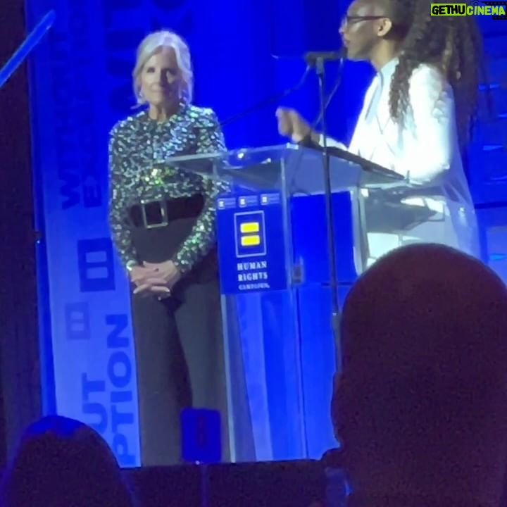 Rebecca Wisocky - 1.5K Likes - Incredibly inspired by last night’s @hrclosangeles event. A date with my love @johnlhartman , beautiful words from Kelley Robinson, Jean Smart, Sterling K. Brown, Dr. Jill Biden. Many old and new friends. #WithoutException
Superb HMU by @richardnormangrant & @lexwmakeup ⭐️