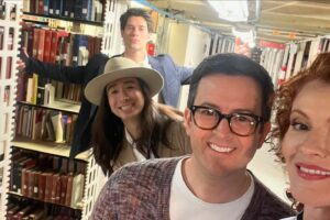 Rebecca Wisocky Instagram - Still gobsmacked from our @ghostscbs visit to the Library of Congress! Thank you to everyone there for hosting such a wonderful illuminating event. From our brilliant guide Mark Conner to all the curators (especially Barbara Bair the historian who curated an amazing and surprising collection of artifacts from Hetty’s era!) to @roswellencina who moderated a fantastic panel… We were just blown away. AND to the over 500 Ghosts fans who came out to spend the day with us- thank you WE LOVE YOU! 👻💓👻 Put @librarycongress at the top of your must see list! It is filled with countless astonishing works of art but my favorite was the dome in the main reading room featuring a painting representing Human Understanding in which a woman lifts the veil of ignorance looking forward to intellectual progress. #breathtaking #nationallibraryweek #ghostscbs #historylovers