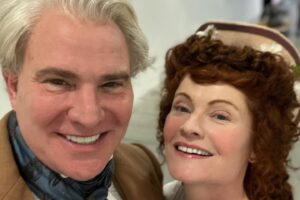 Rebecca Wisocky Instagram - Thanks for watching @ghostscbs tonight friends!
‘He Sees Dead People’ was written by @tbernstein 
directed by @petechatmon and guest stars the fabulous @johnlhartman @sillsla @bigpunam @andrewleeds & @betsysodaro (the one-liner hit woman!) Special thanks to @carmen.alie093 for creating such a beautiful flashback look for Hetty and to @jscarabin & @gillianbruce_1 for their valiant efforts to turn me youngish!
#ghostscbs 👻💓👻